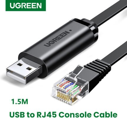 UGREEN 1.5 Meter USB to RJ45 Console Cable - CM204 - 50773-(1YW)