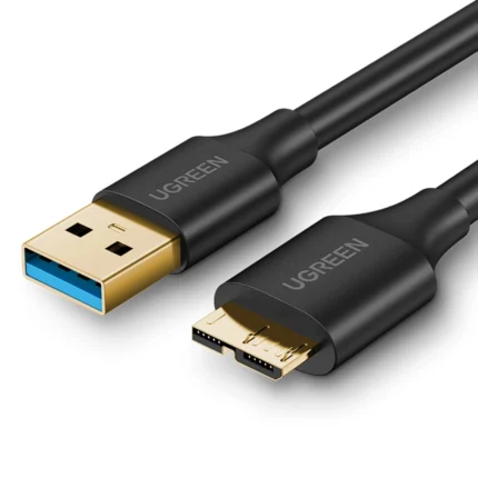 UGREEN USB 3.0 A Male to Micro USB 3.0 Male Cable 0.5m (Black) - US130 -(1YW)