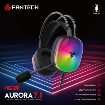 FANTECH HG29 AURORA 7.1 GAMING HEADSET USB (6MW)
