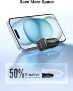 UGREEN 30W Type-C + USB Dual Port Car Charger– EC305 – 25845-(1YW) - Image 6