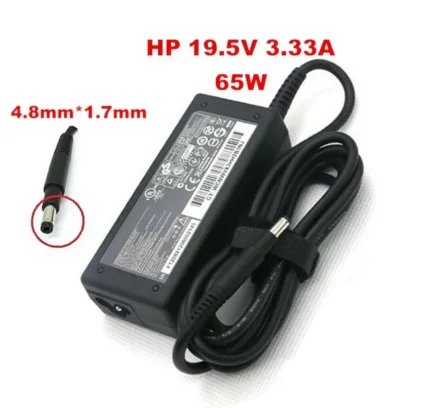 HP 65W 19.5V 3.33A 4.8 X 1.7mm Long Pin Laptop Charger (6MW)