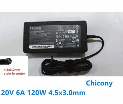 CHICONY 19.5V-6.15A 120W 3.0MM Laptop Charger (Center Pin) (6MW)