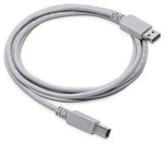 USB Printer 1.5M Printer Cable (Gray) - Image 2