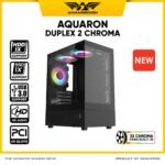 ARMAGGEDDON AQUARON DUPLEX 2 CHROMA BLACK CASING WITH 03 FANS