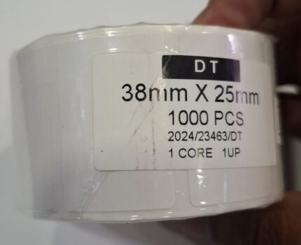 Barcode Label 38mm X 25mm X 1000Pcs (1 Roll)