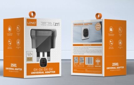 LDNIO Universal Adapter 2500W-Z7(US/AU/UK/EU) UK Plug Type - Image 10