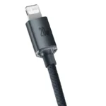 Baseus Crystal Shine Series Fast Charging Data Cable Type C to iP 20W 1.2m Black/ Blue- (1YW) - Image 8