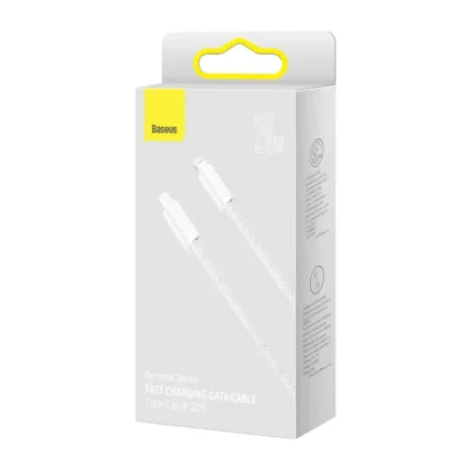 Baseus Dynamic Series Fast Charging Data Cable Type-C to iP 20W 2m White (1YW)