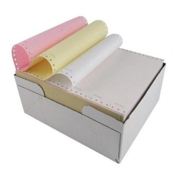 Computer-Form-Paper-3-Ply-9.5-x-11-500-Sheets 3 Ply Dot Matrix Paper Box 9.5" x 11" (1500 Sheets) - Image 1