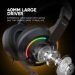 ARMAGGEDDON PULSE 1 CHROMA 3.5MM HEADPHONE (Black) (6MW) - Image 12