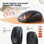 MEETION C2000 Wireless Keyboard and Mouse Combo Rechargeable 2.4GHz & Bluetooth (1YW) - Image 18