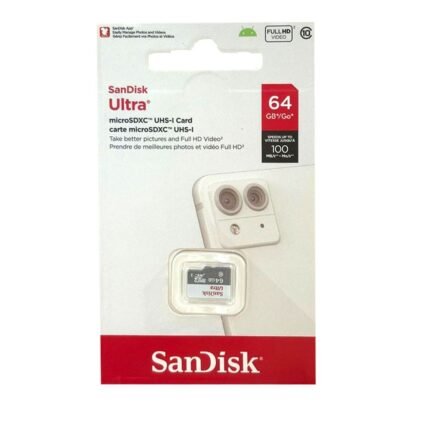 SanDisk Ultra 64GB Class10 MicroSD Card (3YW)