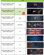 Gaming Mouse Pad LARGE (Mix Design) (790mm*300mm*4mm) - Image 2