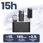 SONEIGEAR WLM3000DUO WIRELESS CLIP-ON MICROPHONE (DUAL MIC) (6MW) - Image 3