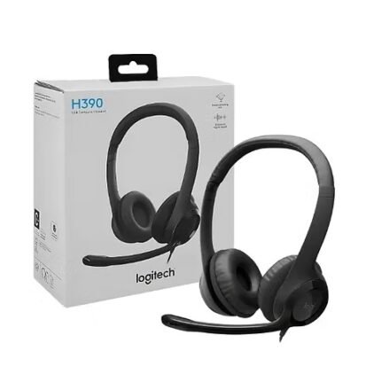 Logitech H390 USB Headset with Noise-Canceling Mic (1YW)