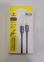 Baseus Crystal Shine Series Fast Charging Data Cable Type-C to Type-C 100W 1.2m Black (1YW) - Image 2