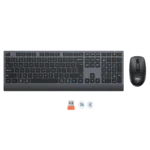 MEETION C2000 Wireless Keyboard and Mouse Combo Rechargeable 2.4GHz & Bluetooth (1YW) - Image 14