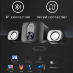 Meetion MT-SP2110 2.1 Speaker with Bluetooth (1YW) - Image 6