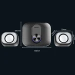 Meetion MT-SP2110 2.1 Speaker with Bluetooth (1YW) - Image 5