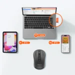 Meetion BTM185 Wireless 2.4G & Bluetooth Dual Mode Silent Mouse (1YW) - Image 5