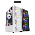 ARMAGGEDDON TRITRON 2 WHITE CASING WITH 03 ARGB FANS BUILT IN - Image 6