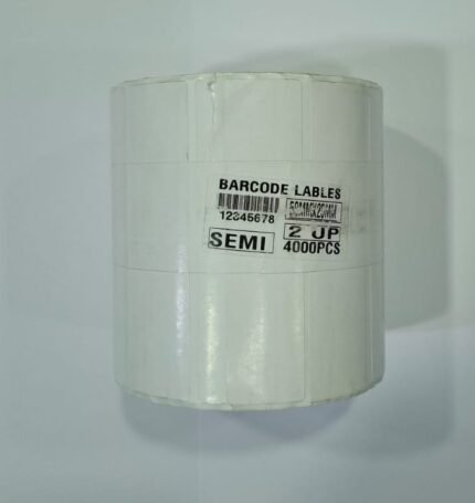 Barcode Label 50MM X 25MM Semi Gloss ART Paper 2 UPS 4000 PCS