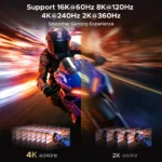 UGREEN DisplayPort 16K@60Hz Cable Male to Male Aluminum Alloy Shell 2m - 55568 - DP131 -(1YW) - Image 6