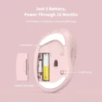 MICROPACK MP-V01W RF 2.4G WIRELESS ERGONOMIC MOUSE (1YW) - Image 4