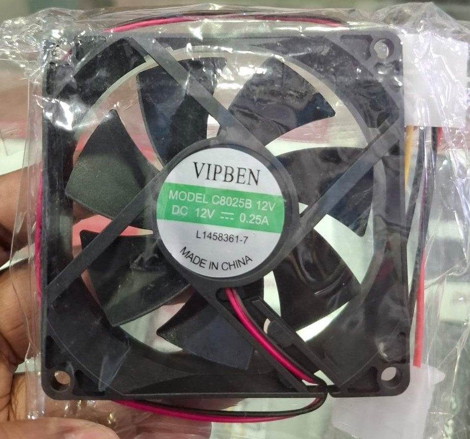 56 8 CM x 8 CM Casing Fan 12V - Image 1