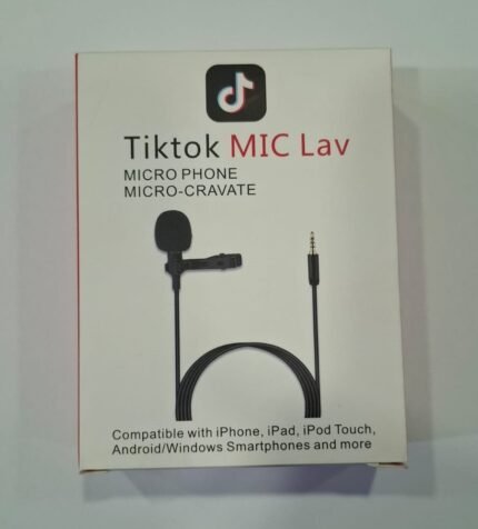 Tiktok MIC Lav Coller Microphone 3.5MM