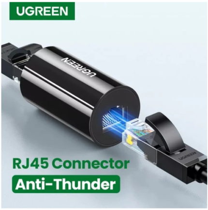 UGREEN RJ45 Ethernet Connector (Black) - NW116 -(1YW)