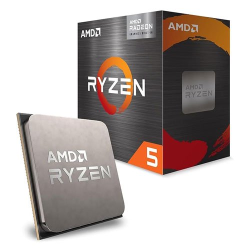 9268 AMD Ryzen 5 5600GT (6 Cores, 12 Threads) Up To 4.6 GHz Desktop Processor With Wraith Stealth Cooler( WITH BOX & FAN )(3YW) - Image 1