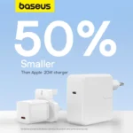 Baseus GaN5 Fast Charger Mini 1C 20W UK Moon White (1YW) - Image 12