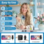 F11-2 Dual Wireless Clip Microphone - Image 6