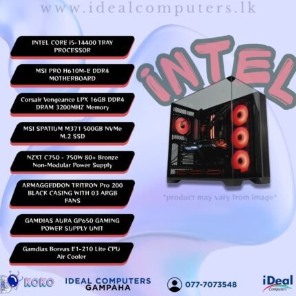 Intel Core i5 14th Generation DDR4 System Unit (Brand New)