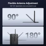 UGREEN AX900 USB High-Gain Dual Band Wi-Fi Adapter - 35265 - CM763 -(1YW) - Image 5