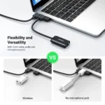 UGREEN USB 2.0 External Sound Adapter (Black) - US205 - 30724 (1YW) - Image 14