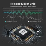 UGREEN USB 2.0 External Sound Adapter (Black) - US205 - 30724 (1YW) - Image 7