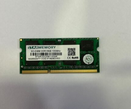STARMEMORY 8GB DDR3 1333MHz PC3-10600S Laptop Ram (2YW)