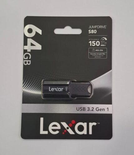 Lexar 64GB USB 3.2 Gen 1 Pen Drive JumpDrive S80 (3YW)