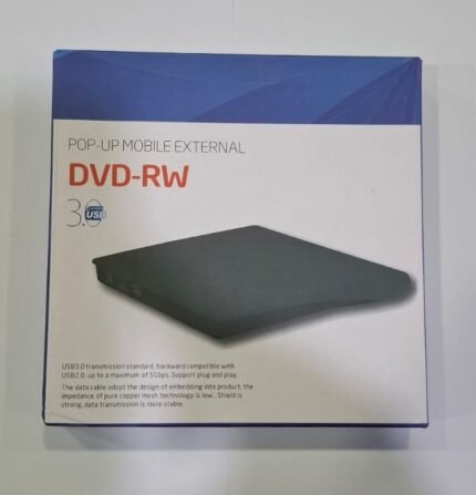 USB 3.0 External DVD RW Drive (USB Cable)