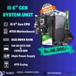 Intel Core i5 6th Gen Recondition System Unit