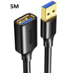 UGREEN 5 Meter USB 3.0 Male to USB Female Extension Cable - US129 - 90722 -(1YW)