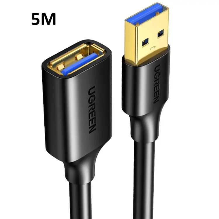 nm UGREEN 5 Meter USB 3.0 Male to USB Female Extension Cable - US129 - 90722 -(1YW) - Image 1