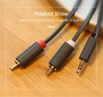 UGREEN 3 Meter 3.5mm Male to 2 RCA Male Audio Cable – AV102 – 10512 –(1YW) - Image 6