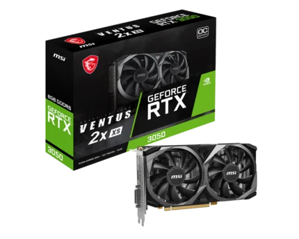 MSI GeForce RTX 3050 VENTUS 2X XS 8GB OC Graphics Card (3YW)