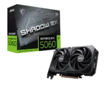 MSI Geforce RTX 5060 Shadow 2X OC 8GB GDDR7X Graphics Card (3YW)