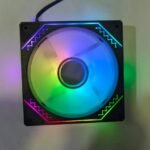 Colourful LED computer fan design