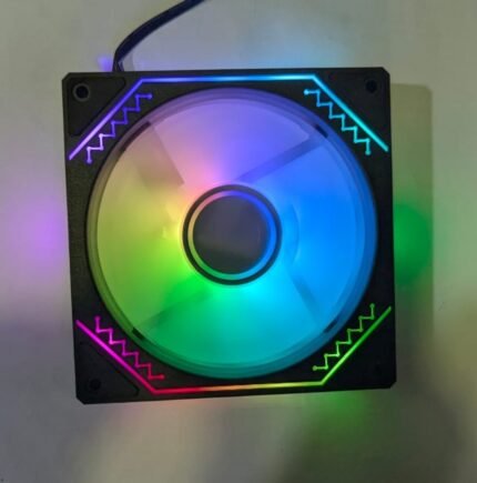 Colourful LED computer fan design