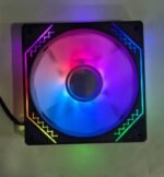 Colourful LED computer cooling fan
